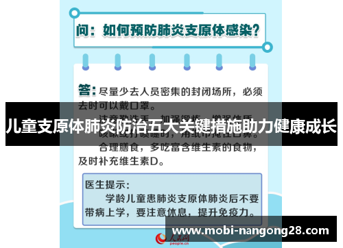儿童支原体肺炎防治五大关键措施助力健康成长